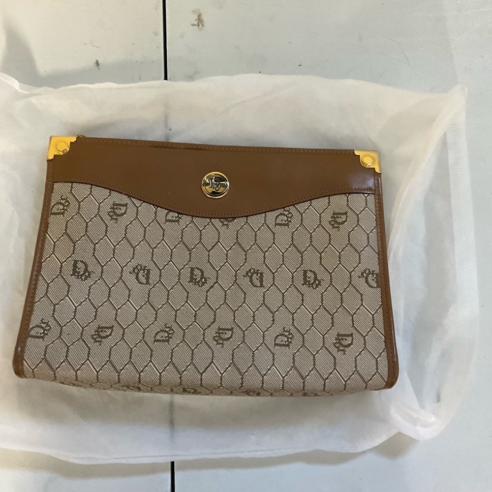 Dior Vintage Honeycomb Clutch